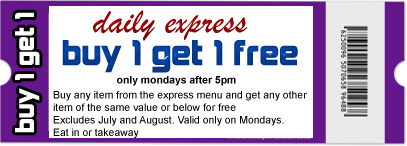 Express Menu Voucher